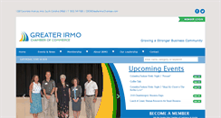Desktop Screenshot of greaterirmochamber.com